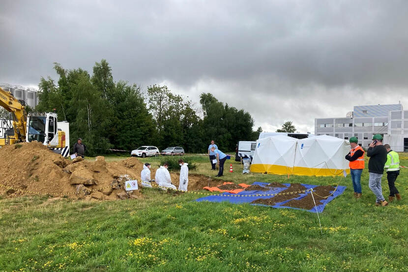 graafwerkzaamheden in Kerkrade