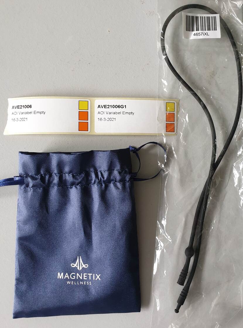 Magnetix Magneetketting met negatieve ionen van huidvriendelijke siliconen